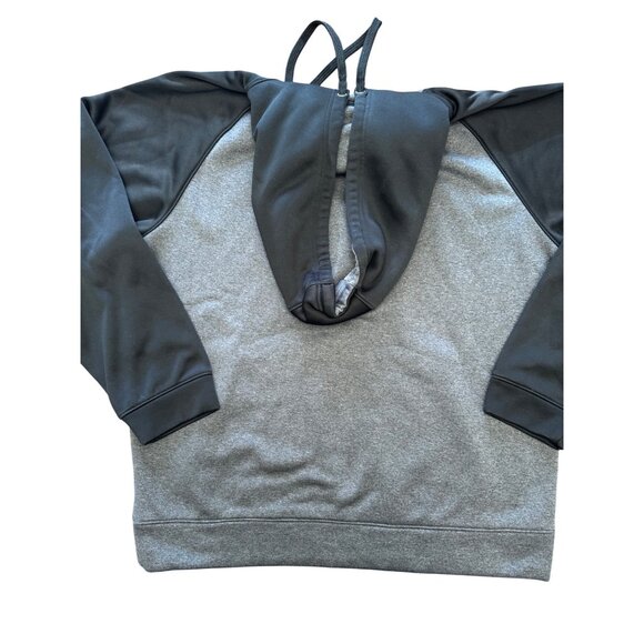 Purdue Boilermakers Sweatshirt XL Gray & Black Hoodie L Pullover Logo - Picture 2 of 7